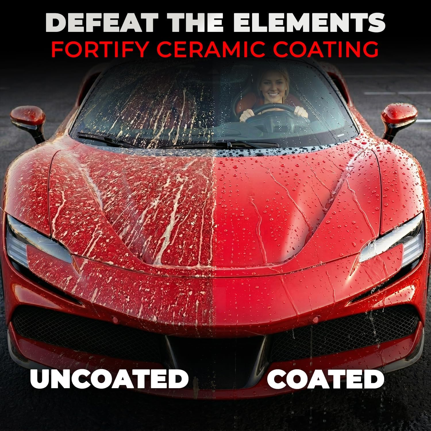 3-in-1 Complete Detailing Spray - Car Wax, Waterless Wash and Ceramic Coating - Paint Protection for Cars, Trucks, Bikes and SUVs, Made in USA, 16floz