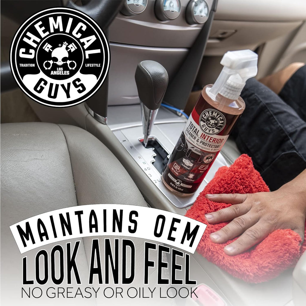 Interior Cleaner & Protectant - Black Cherry, Car Cleaning Spray, Cleans and Protects Leather, Vinyl, Plastic, Rubber, and Glass, Safe for Trucks, SUVs, Jeeps, RVs & More - 16 oz
